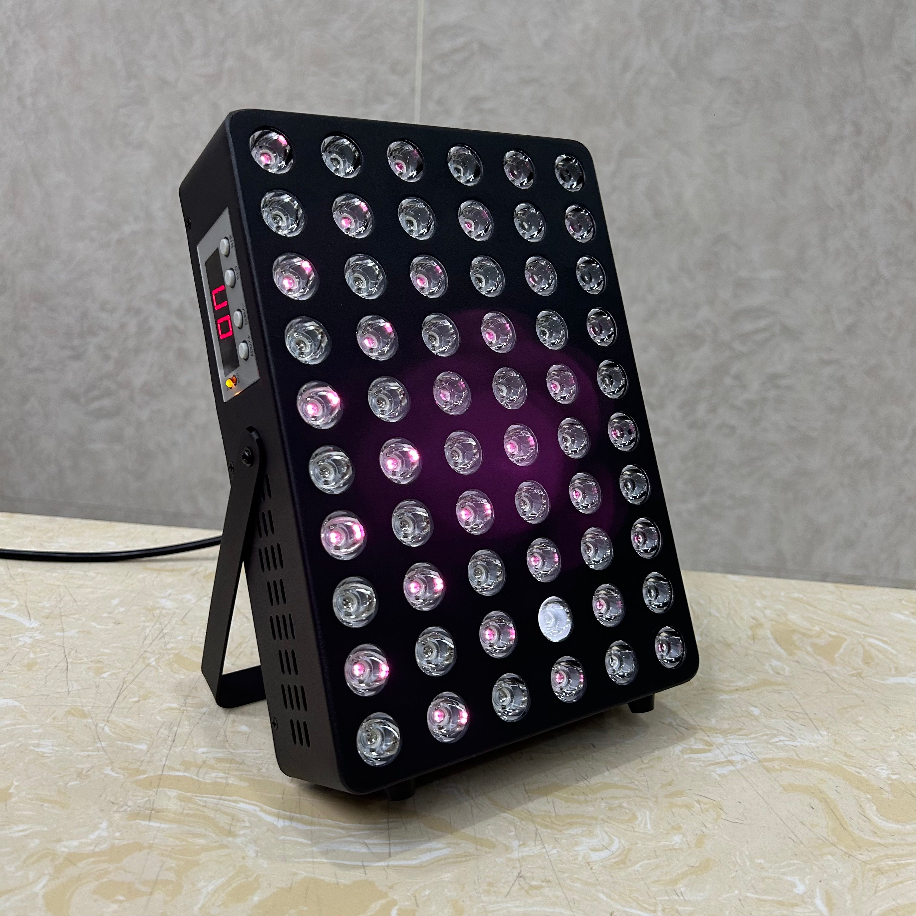 300W Red Light Therapy Panel – Foldable Stand, Compact Design, 60 LEDs, 660nm + 850nm