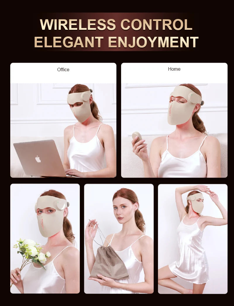 Red Light Therapy Mask – 4-Wavelength LED, Professional
