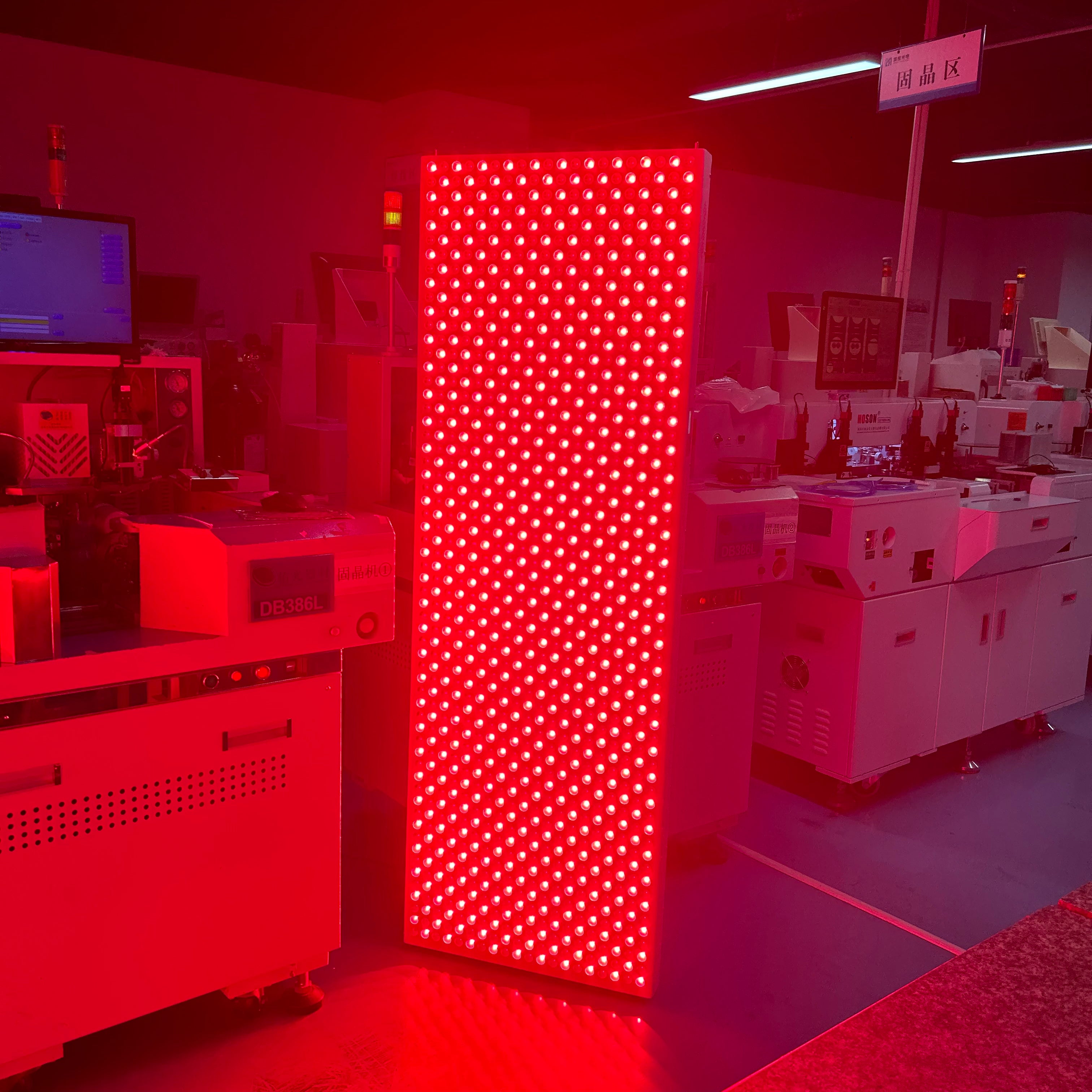 6000W Red Light Therapy Panel – LCD Touch Display, 1200 LEDs, Hanging Kit + Pulley, Full-Body Device