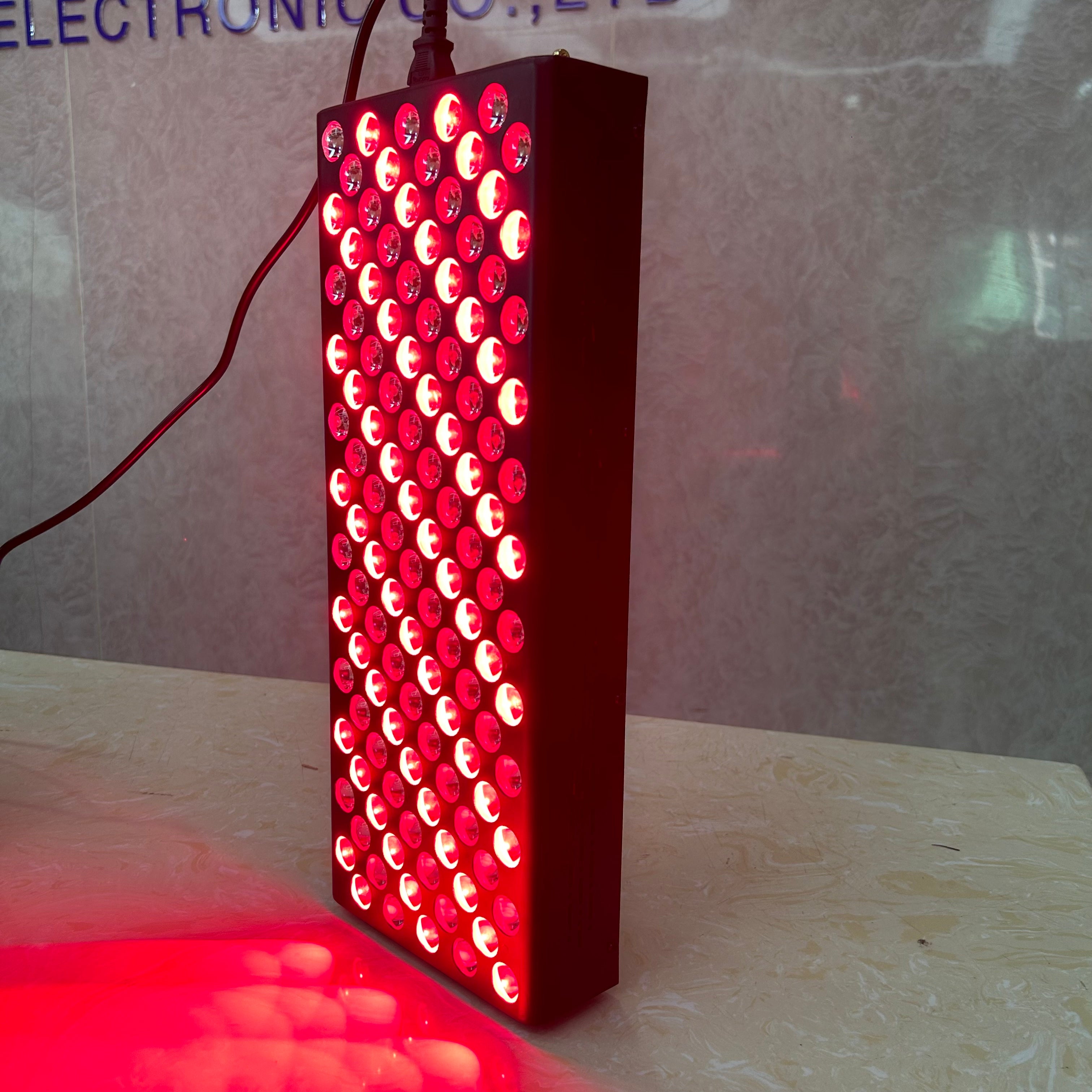 NovaRed 600W red light therapy panel with LCD display, 120 LEDs, full-body near-infrared therapy system