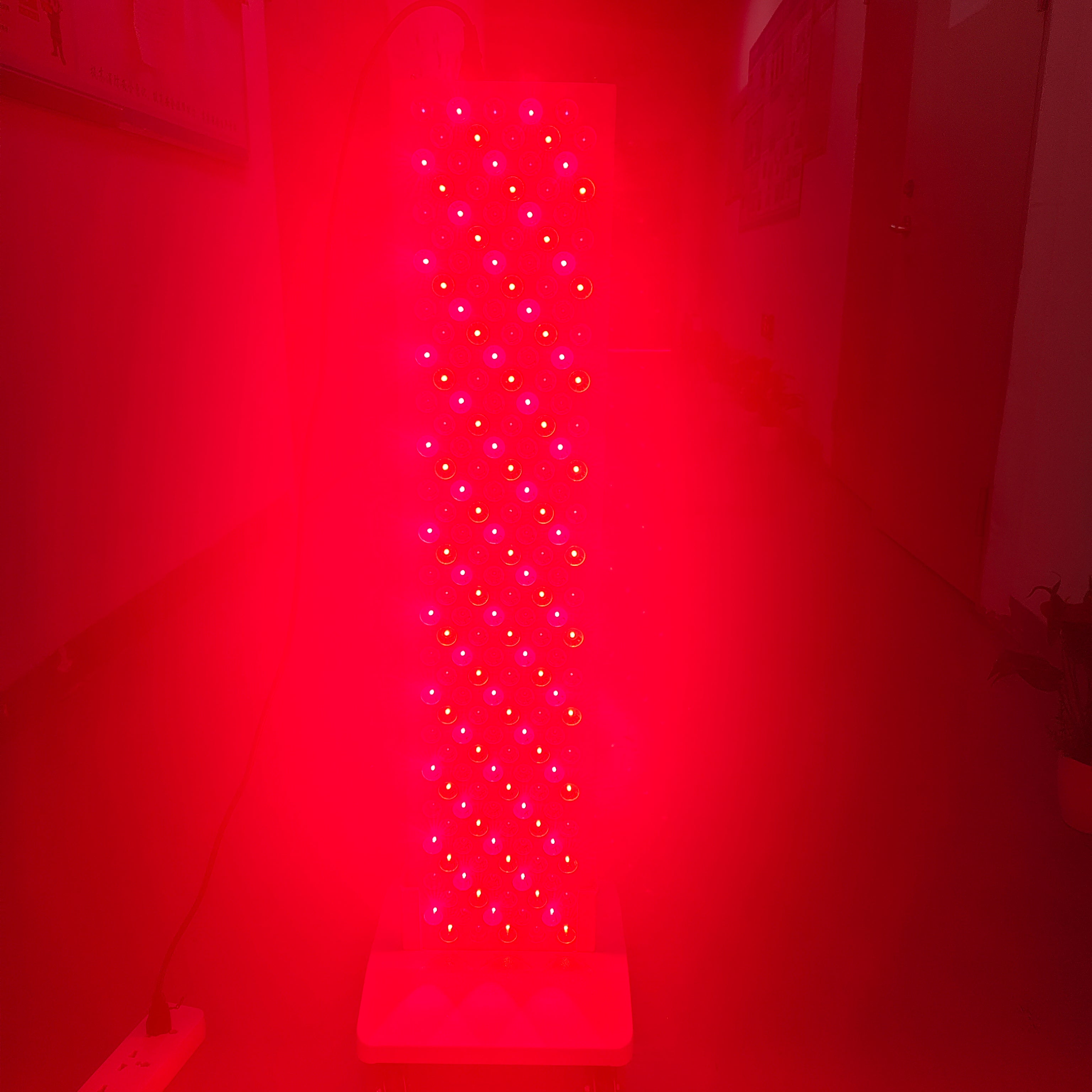 1000W Red Light Therapy Panel – LCD Display, 200 LEDs, Hanging Hooks + Pulley, Full-Body Coverage