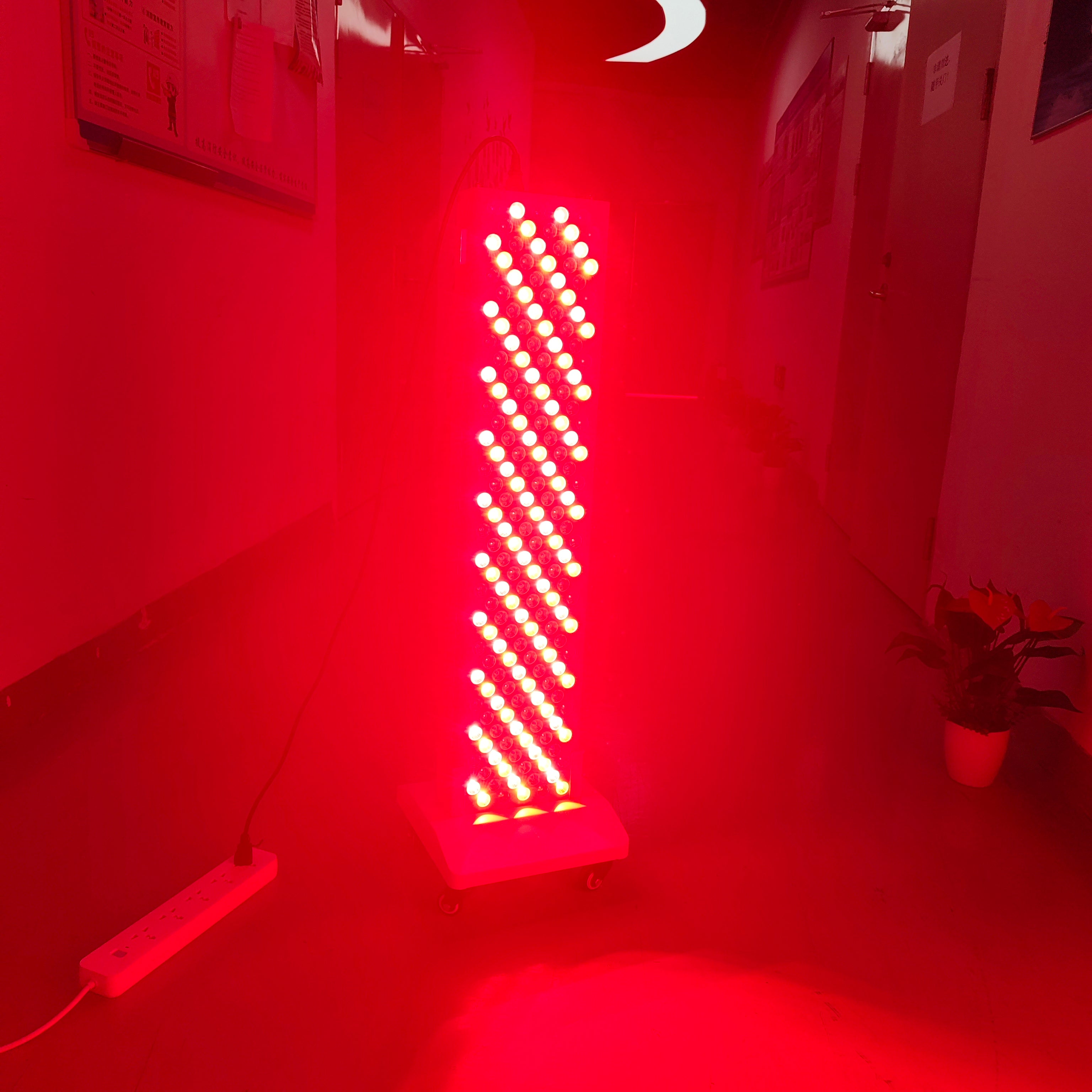 1000W Red Light Therapy Panel – LCD Display, 200 LEDs, Hanging Hooks + Pulley, Full-Body Coverage