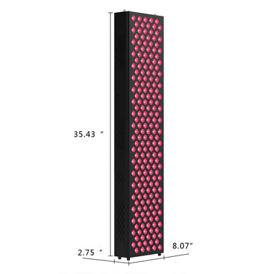 1000W Red Light Therapy Panel – Hanging Hooks + Pulley, 200 LEDs, Full-Body Infrared Therapy System