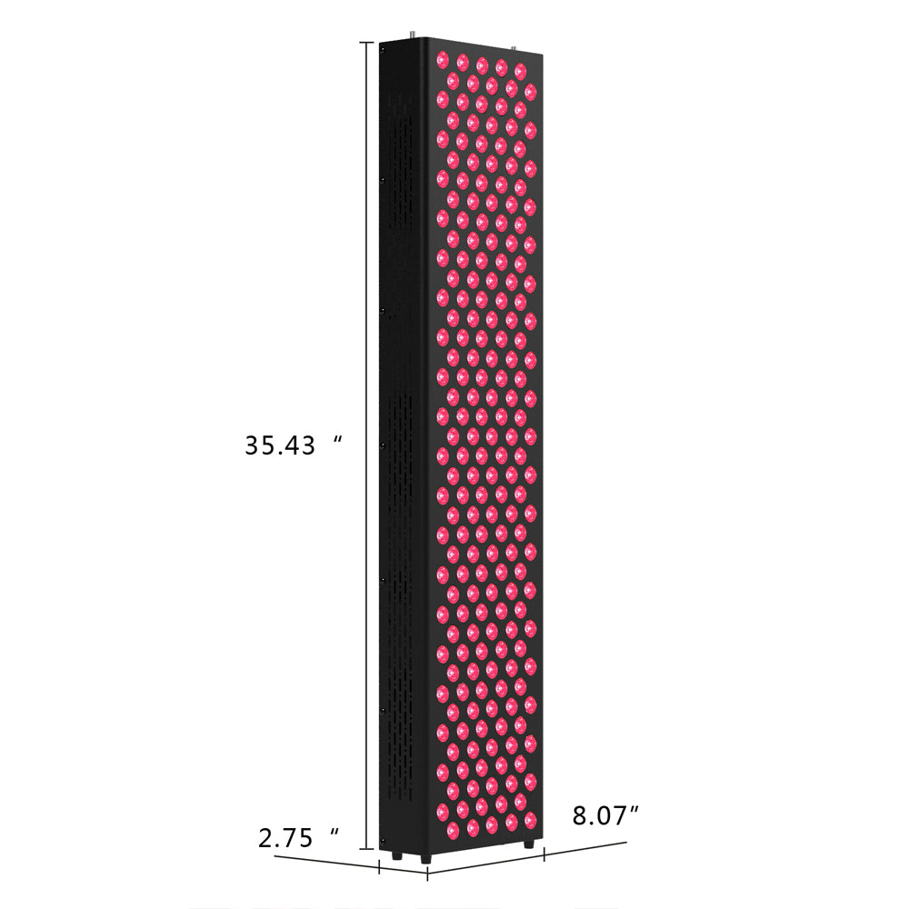 1000W Red Light Therapy Panel – Foldable Stand, 200 LEDs, Portable Near-Infrared 660nm + 850nm Panel