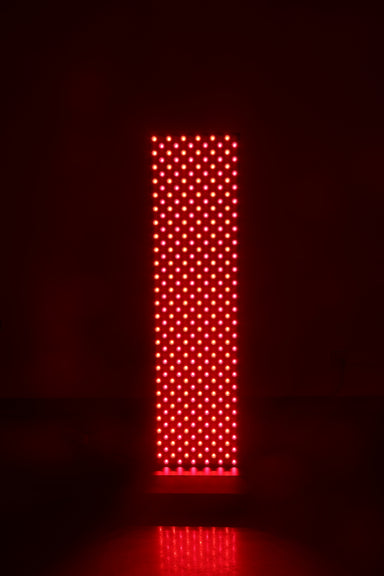 3000W Red Light Therapy Panel – LCD Touchscreen, 600 LEDs, Hanging Hooks + Pulley, Whole-Body Coverage