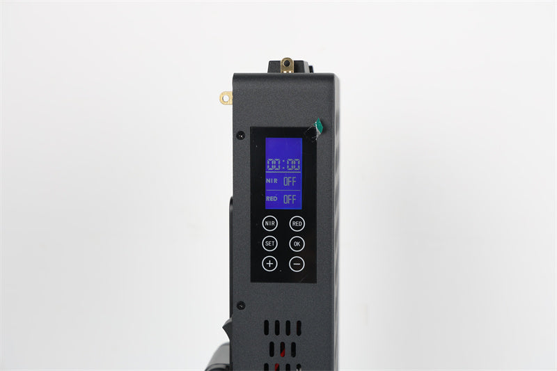 300W Red Light Therapy Panel – Desktop Base, LCD Display, 60 LEDs, Compact Near-Infrared Device