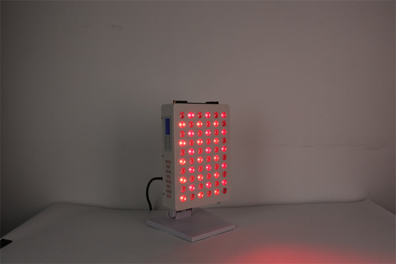 300W Red Light Therapy Panel – Desktop Base, LCD Display, 60 LEDs, Compact Near-Infrared Device