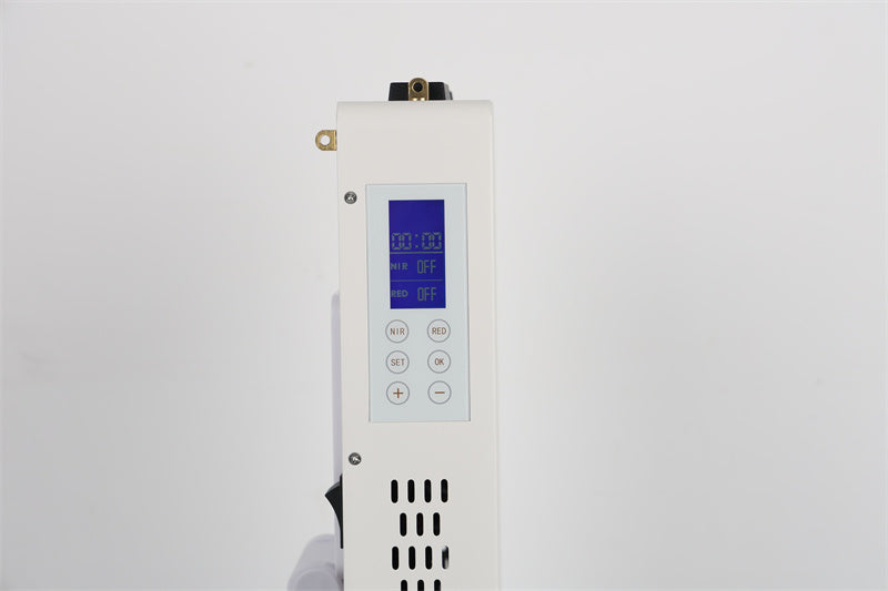 300W Red Light Therapy Panel – Desktop Base, LCD Display, 60 LEDs, Compact Near-Infrared Device