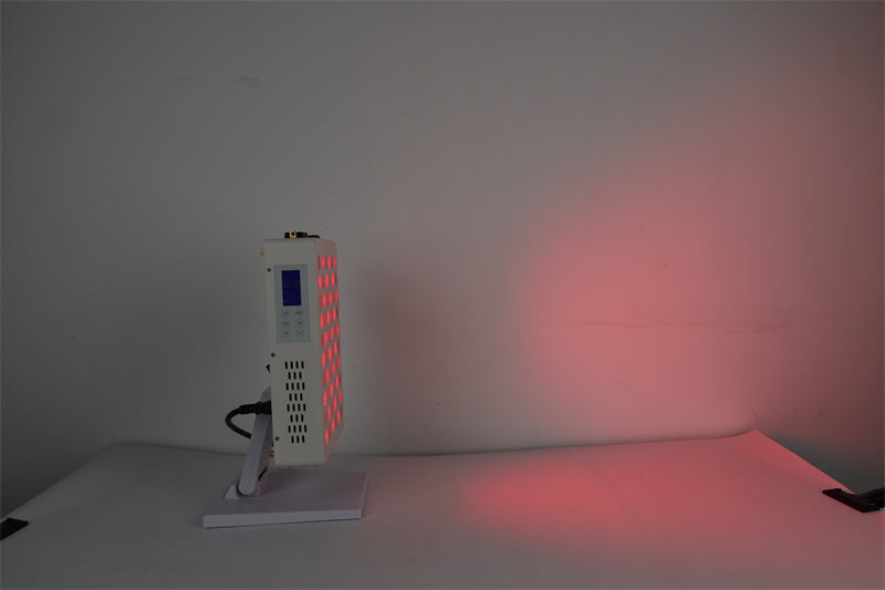 300W Red Light Therapy Panel – Desktop Base, LCD Display, 60 LEDs, Compact Near-Infrared Device