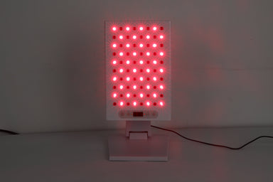 400W Red Light Therapy Panel – Integrated Base Stand, LCD Display, 80 LEDs, Compact Infrared System