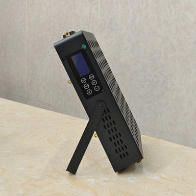 NovaRed 300W red light therapy panel with foldable stand, LCD display, 60 LEDs, and portable red plus infrared design