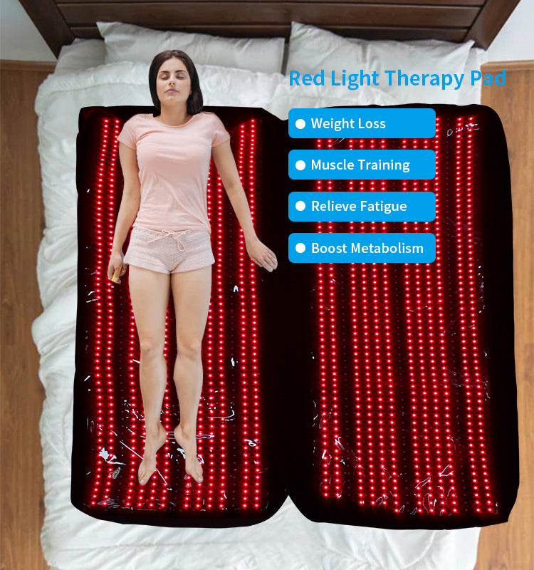 1.8m Red Light Therapy Blanket – 270W, 2560 LEDs, Near-Infrared 660nm + 850nm, Full-Body Wrap