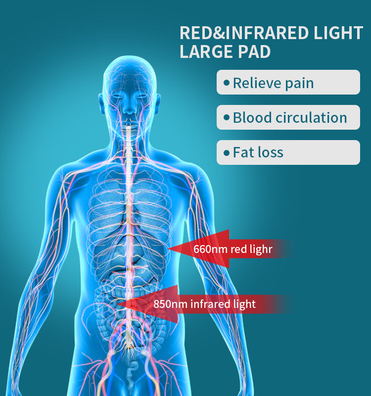 1.8m Red Light Therapy Blanket – 270W, 2560 LEDs, Near-Infrared 660nm + 850nm, Full-Body Wrap