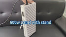600W Red Light Therapy Panel – Foldable Stand, 120 LEDs, Portable Wellness Panel, Near-Infrared 660nm + 850nm