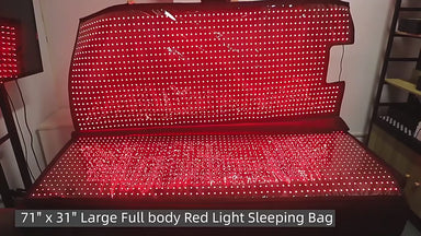 1.8m Red Light Therapy Blanket – 270W, 2560 LEDs, Near-Infrared 660nm + 850nm, Full-Body Wrap