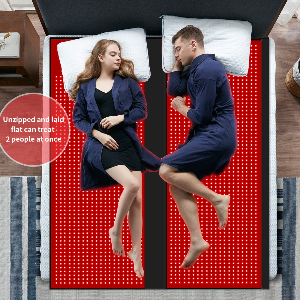 1.8m Red Light Therapy Blanket – 270W, 2560 LEDs, Near-Infrared 660nm + 850nm, Full-Body Wrap