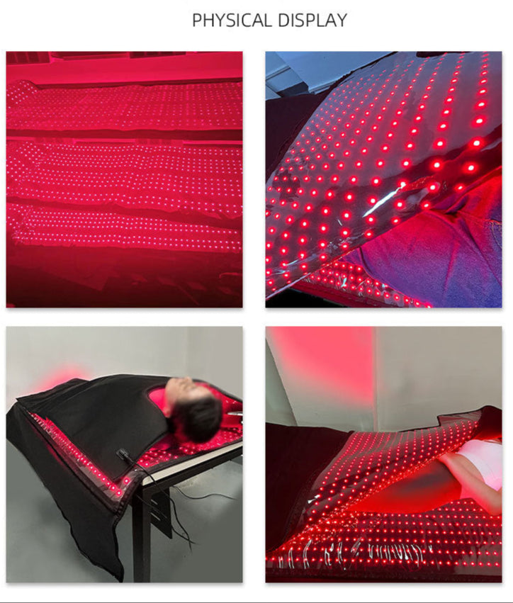 1.8m Red Light Therapy Blanket – 270W, 2560 LEDs, Near-Infrared 660nm + 850nm, Full-Body Wrap