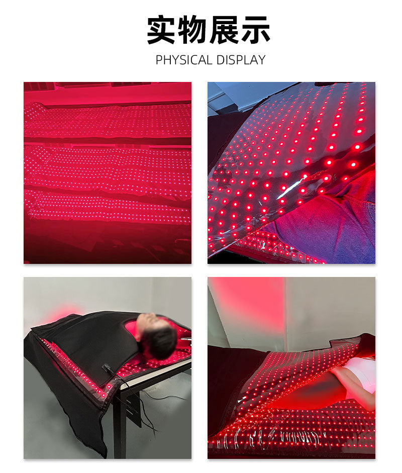 1.8m Red Light Therapy Blanket – 270W, 2560 LEDs, Near-Infrared 660nm + 850nm, Full-Body Wrap